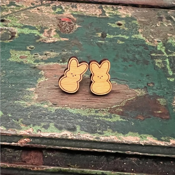 Set of 3 peeps bunny’s earrings - Picture 3 of 4